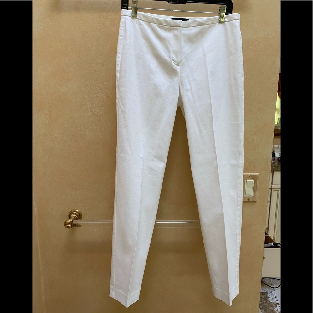 Elida Tahari white cigarette pant 6